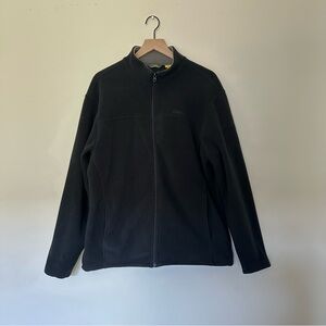 CABELA'S  Black Fleece Zip Up Jacket